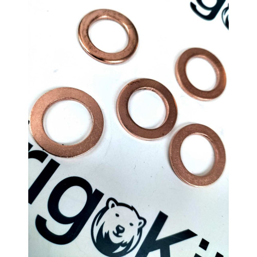 Thermo King TRP 55-2208 Sealing Ring – Pack of 100 Aftermarket | Copper Bolt Gasket Washer